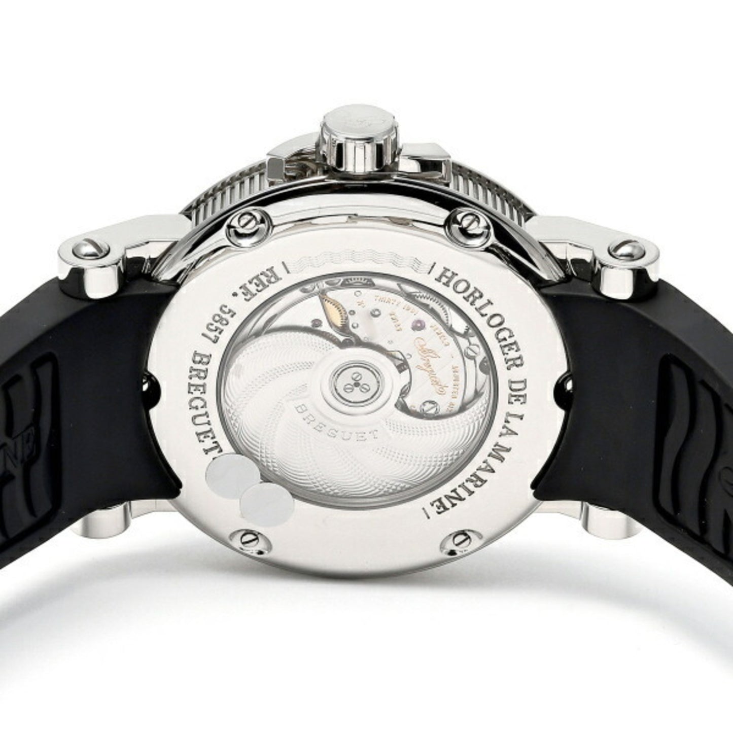 Breguet Marine GMT Silver Dial Men's Watch
5857ST 12 5ZU