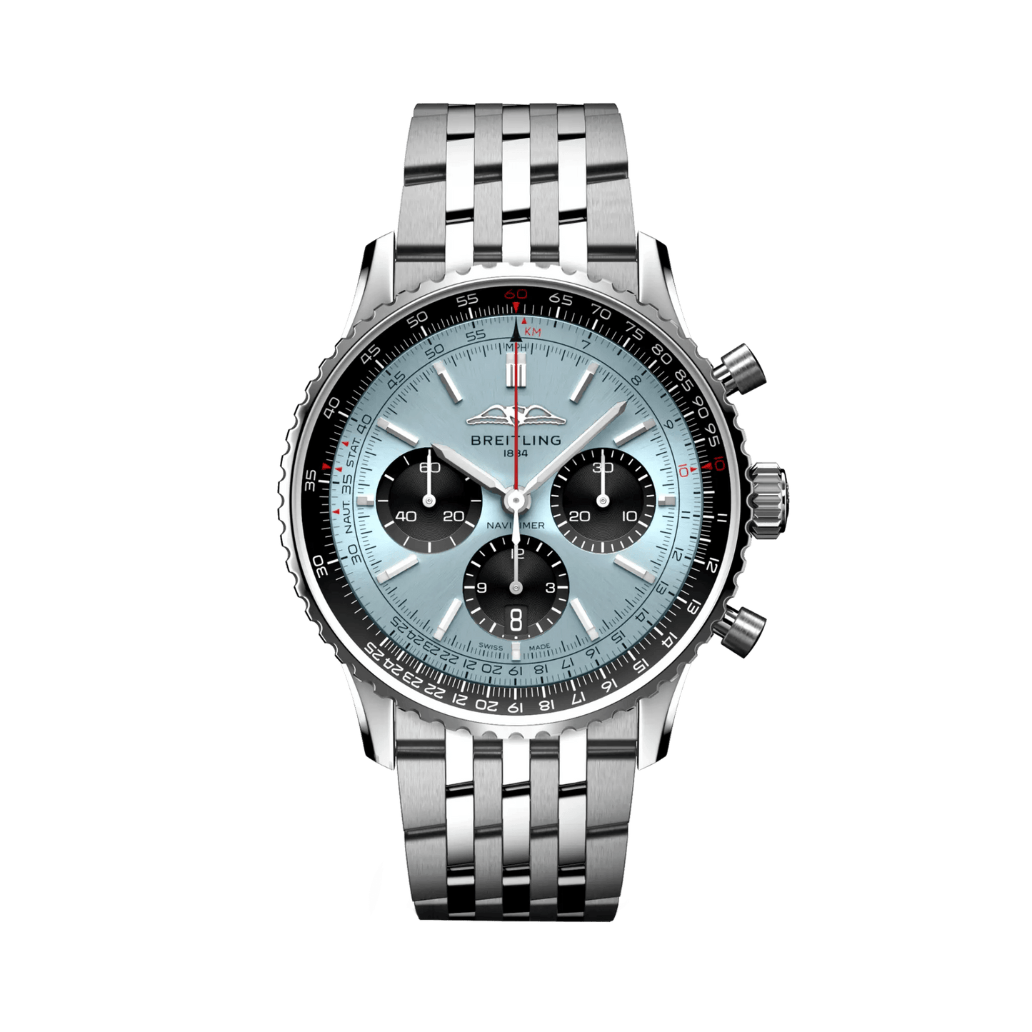 BREITLING Navitimer B01 Chronograph 43mm Stainless Steel, Blue dial - Classic Kaf