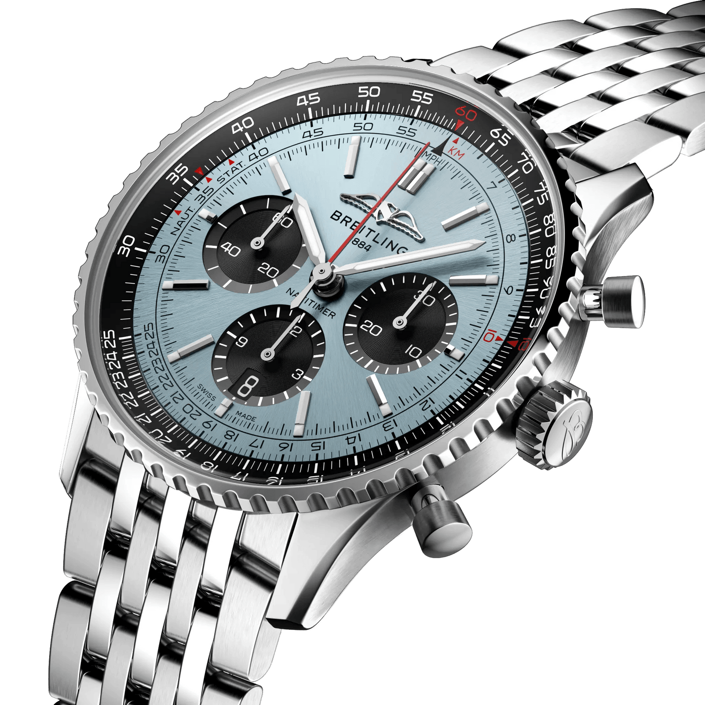 BREITLING Navitimer B01 Chronograph 43mm Stainless Steel, Blue dial - Classic Kaf