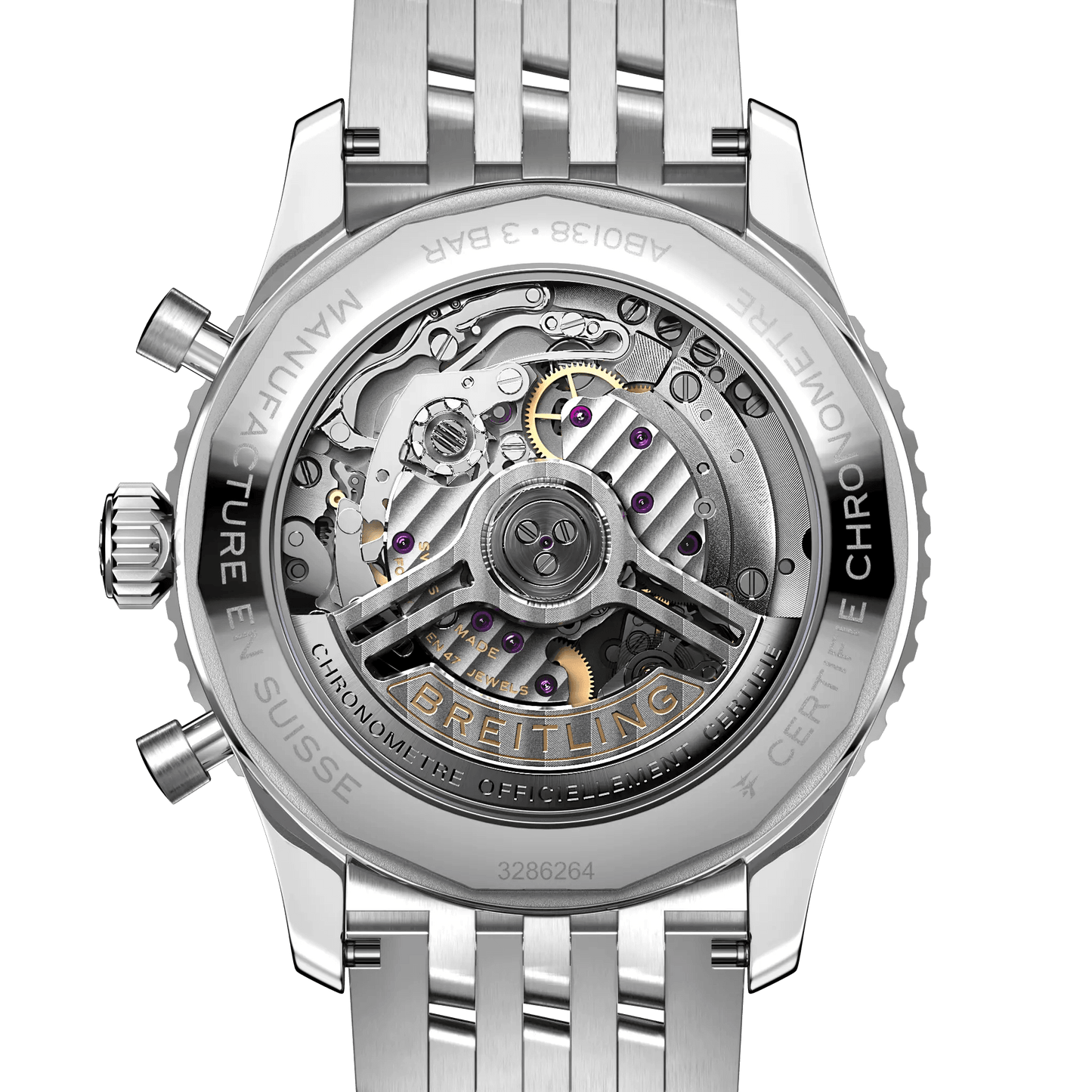 BREITLING Navitimer B01 Chronograph 43mm Stainless Steel, Silver dial - Classic Kaf