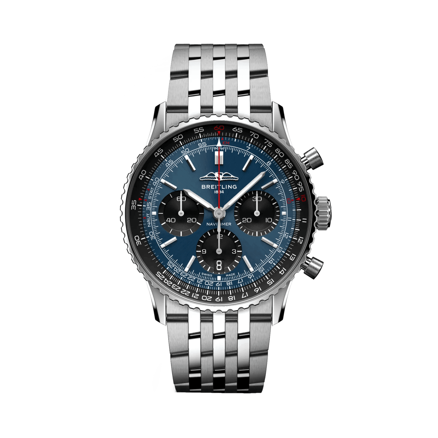 BREITLING Navitimer B01 Chronograph 41mm Stainless Steel, Blue dial - Classic Kaf