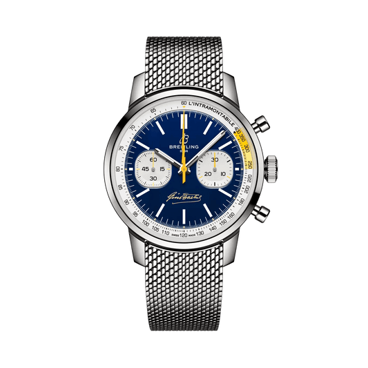BREITLING Top Time B01 Gino Bartali, 41mm Stainless Steel, Blue dial - Classic Kaf