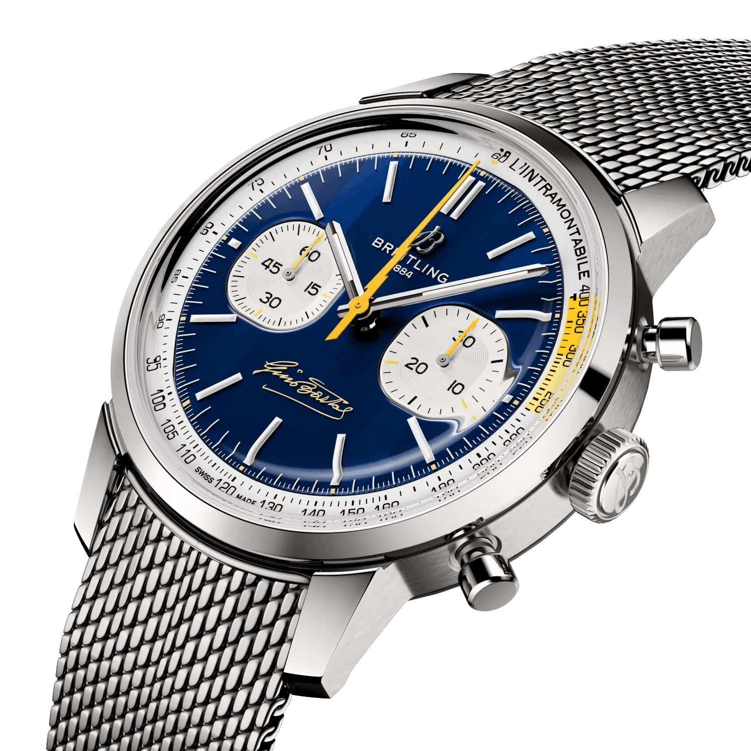 BREITLING Top Time B01 Gino Bartali, 41mm Stainless Steel, Blue dial - Classic Kaf