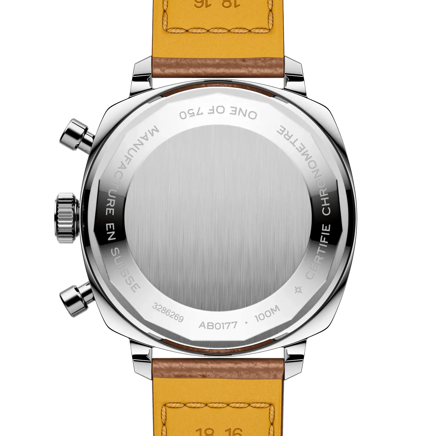 BREITLING Top Time B01 Racing, 38mm Stainless Steel case, Black dial, Leather strap - Classic Kaf