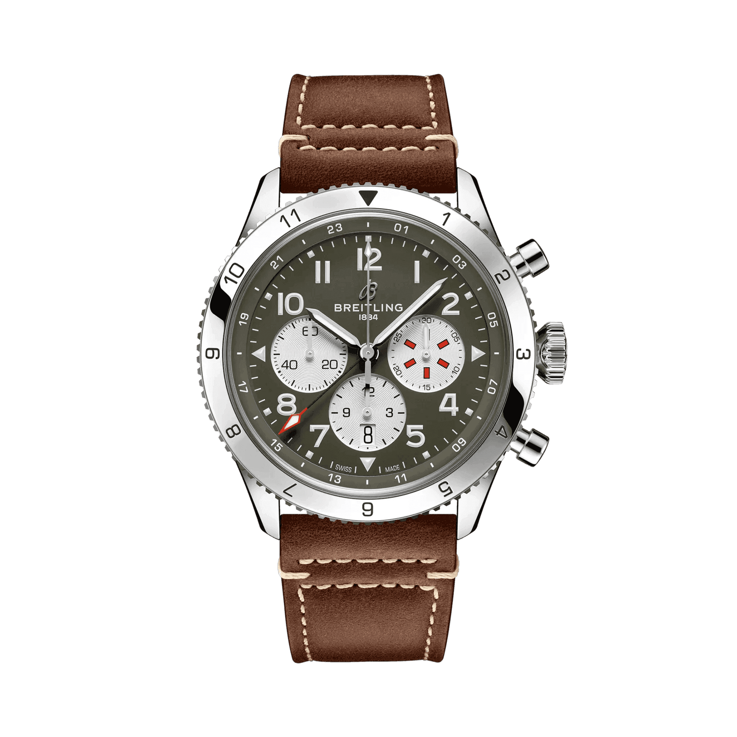 BREITLING Super AVI B04 Chronograph GMT 46 Curtiss Warhawk - Classic Kaf