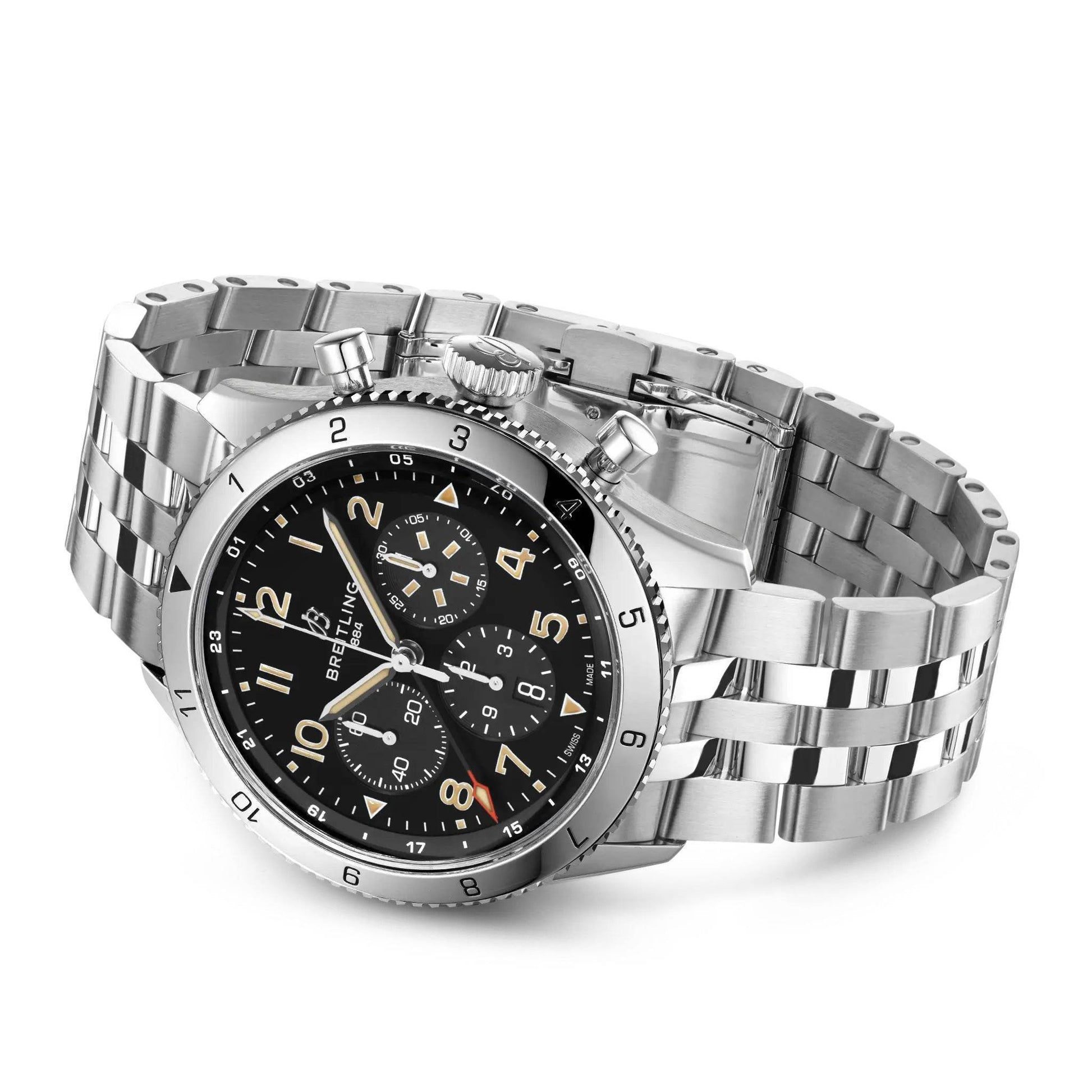 BREITLING Super AVI B04 Chronograph GMT 46 P-51 Mustang - Classic Kaf