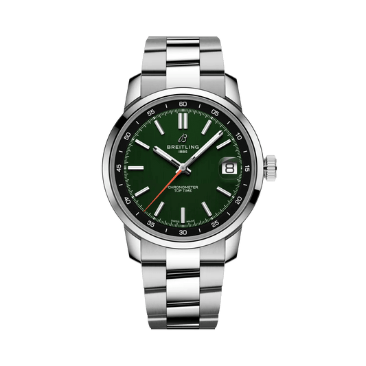BREITLING Top Time B31, Stainless Steel case & strap, Green dial