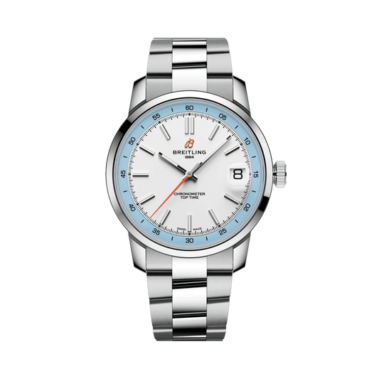 BREITLING Top Time B31, 38mm Stainless Steel, White dial - Classic Kaf