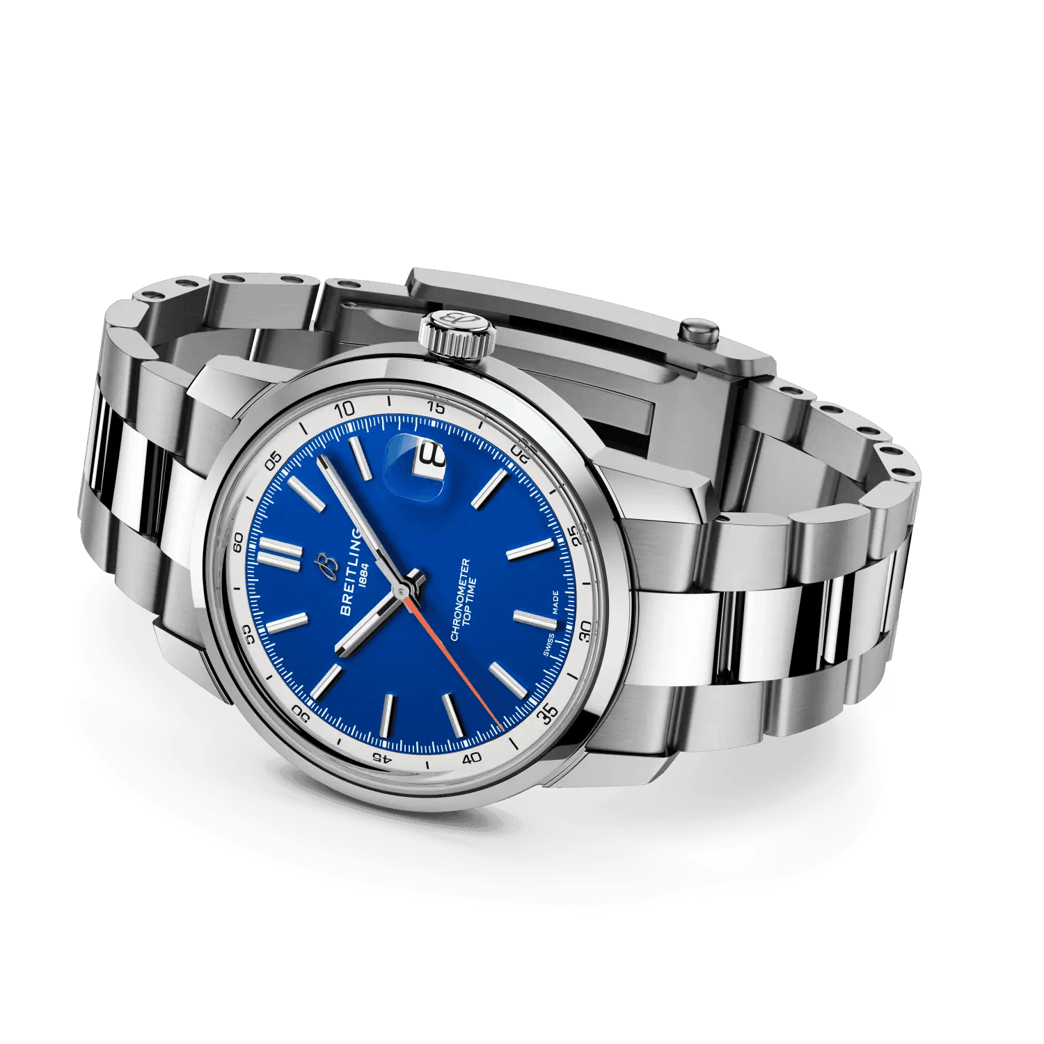 BREITLING Top Time B31, 38mm Stainless Steel, Blue dial - Classic Kaf