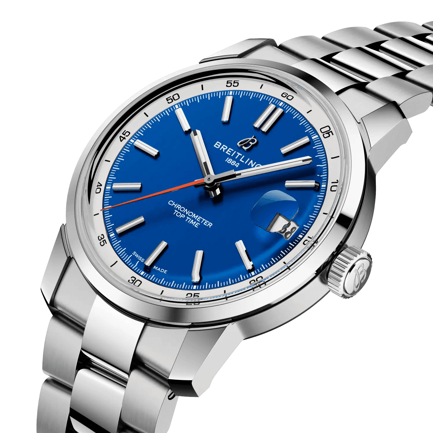 BREITLING Top Time B31, 38mm Stainless Steel, Blue dial - Classic Kaf