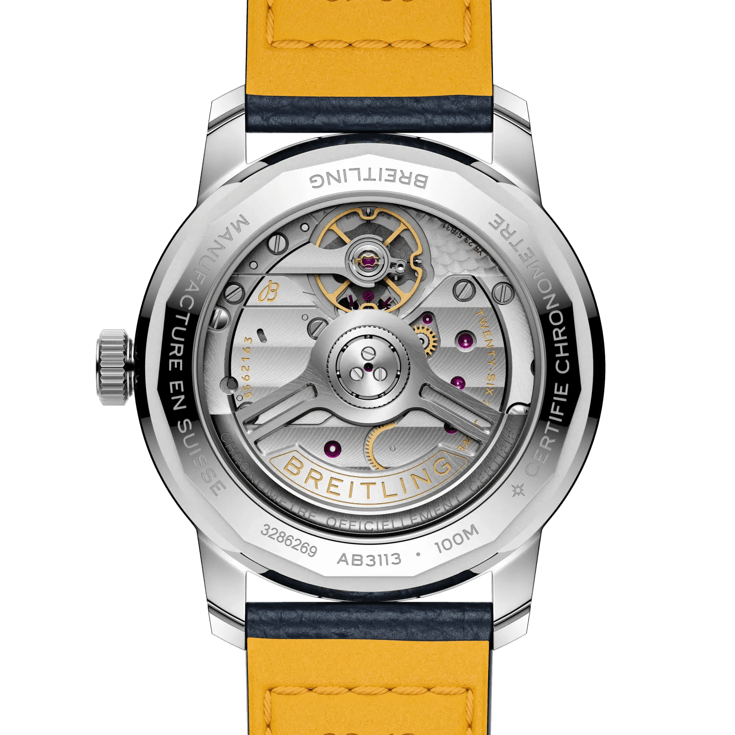 BREITLING Top Time B31, 38mm Stainless Steel case, Blue dial, Leather strap - Classic Kaf