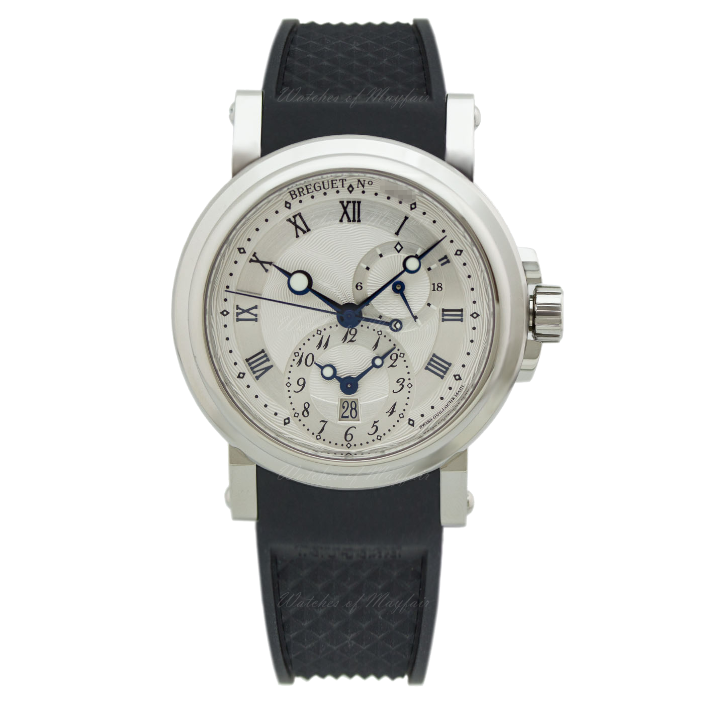 Breguet Marine GMT Silver Dial Men's Watch
5857ST 12 5ZU