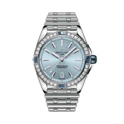 BREITLING Super Chronomat Automatic 38mm Blue dial, Stainless Steel strap - Classic Kaf