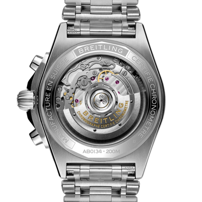 BREITLING Chronomat B01 42mm Stainless Steel,  Blue dial