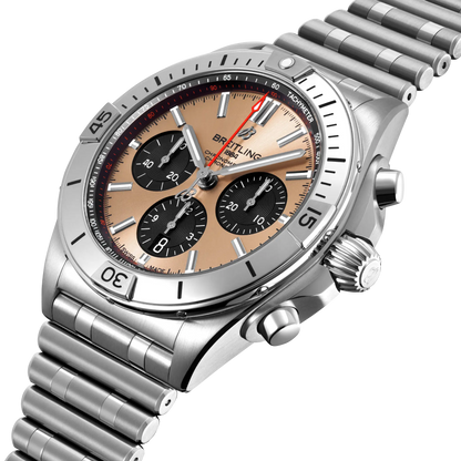 BREITLING Chronomat B01 42mm Stainless Steel, Bronze dial