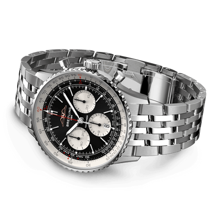 BREITLING Navitimer B01 Chronograph 43mm Stainless Steel, Black dial - Classic Kaf