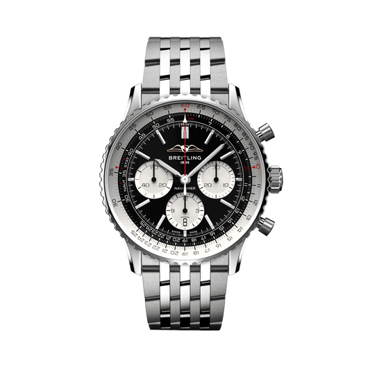 BREITLING Navitimer B01 Chronograph 43mm Stainless Steel, Black dial - Classic Kaf