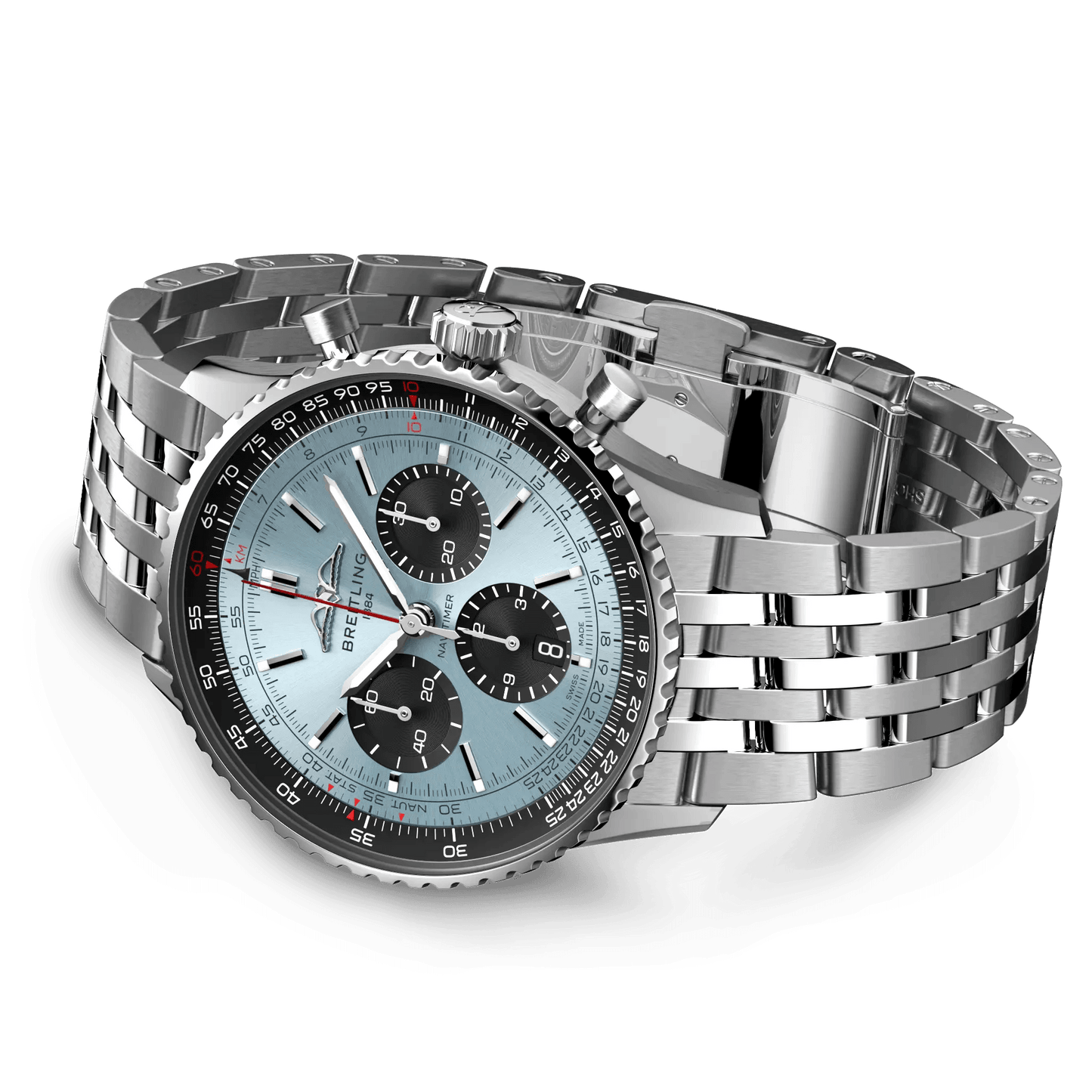 BREITLING Navitimer B01 Chronograph 43mm Stainless Steel, Blue dial - Classic Kaf