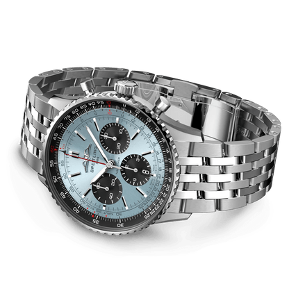 BREITLING Navitimer B01 Chronograph 43mm Stainless Steel, Blue dial - Classic Kaf