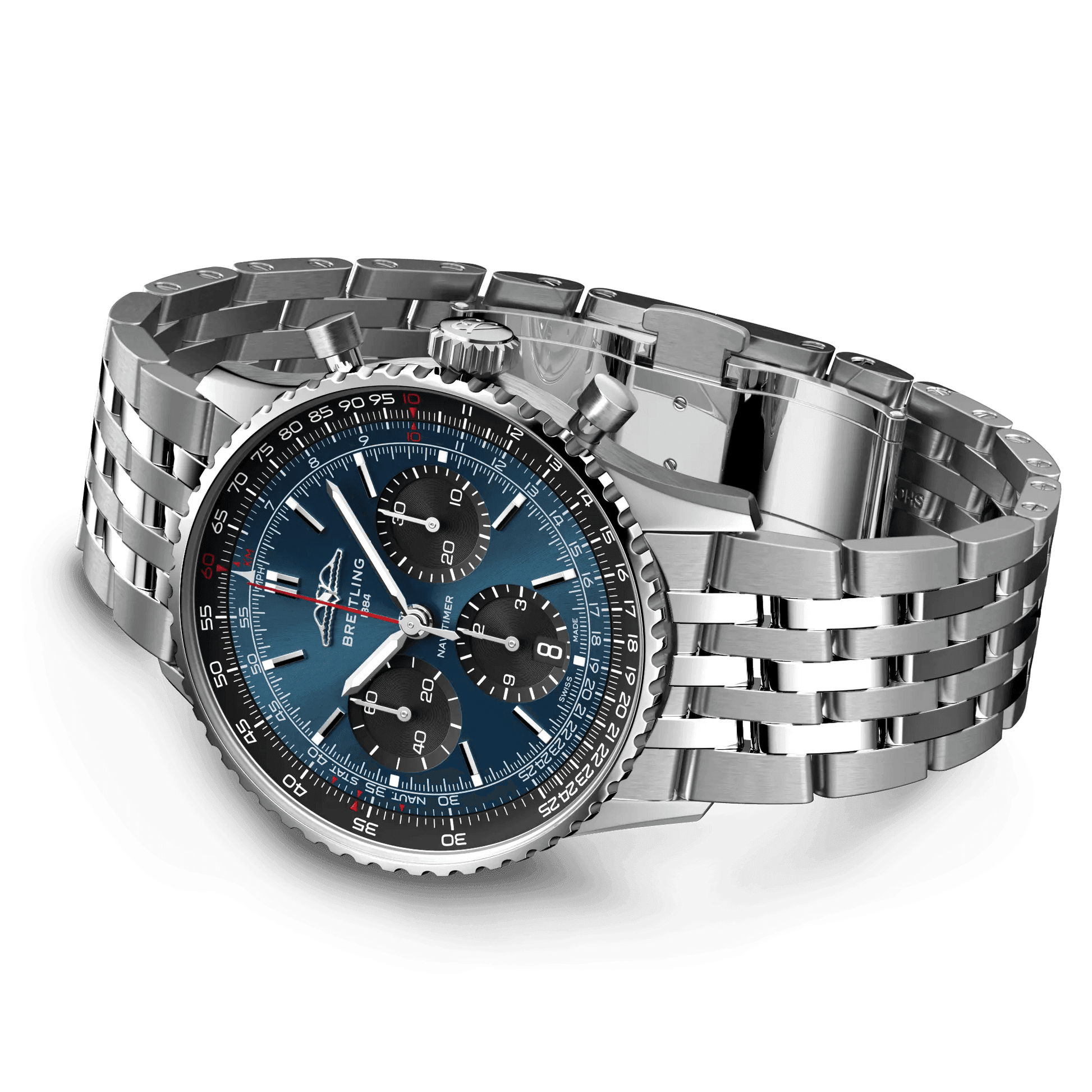 BREITLING Navitimer B01 Chronograph 41mm Stainless Steel, Blue dial - Classic Kaf