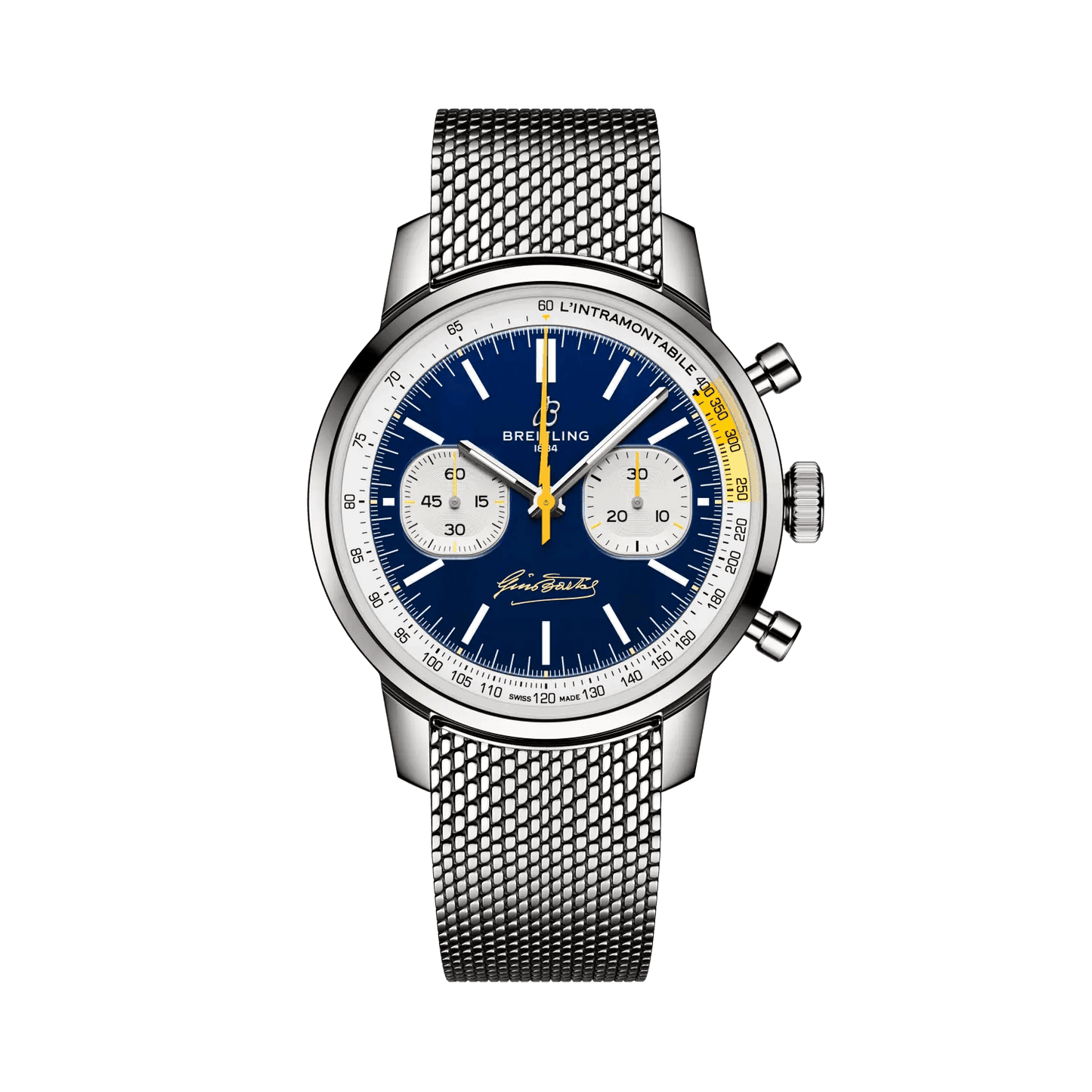 BREITLING Top Time B01 Gino Bartali, 41mm Stainless Steel, Blue dial - Classic Kaf