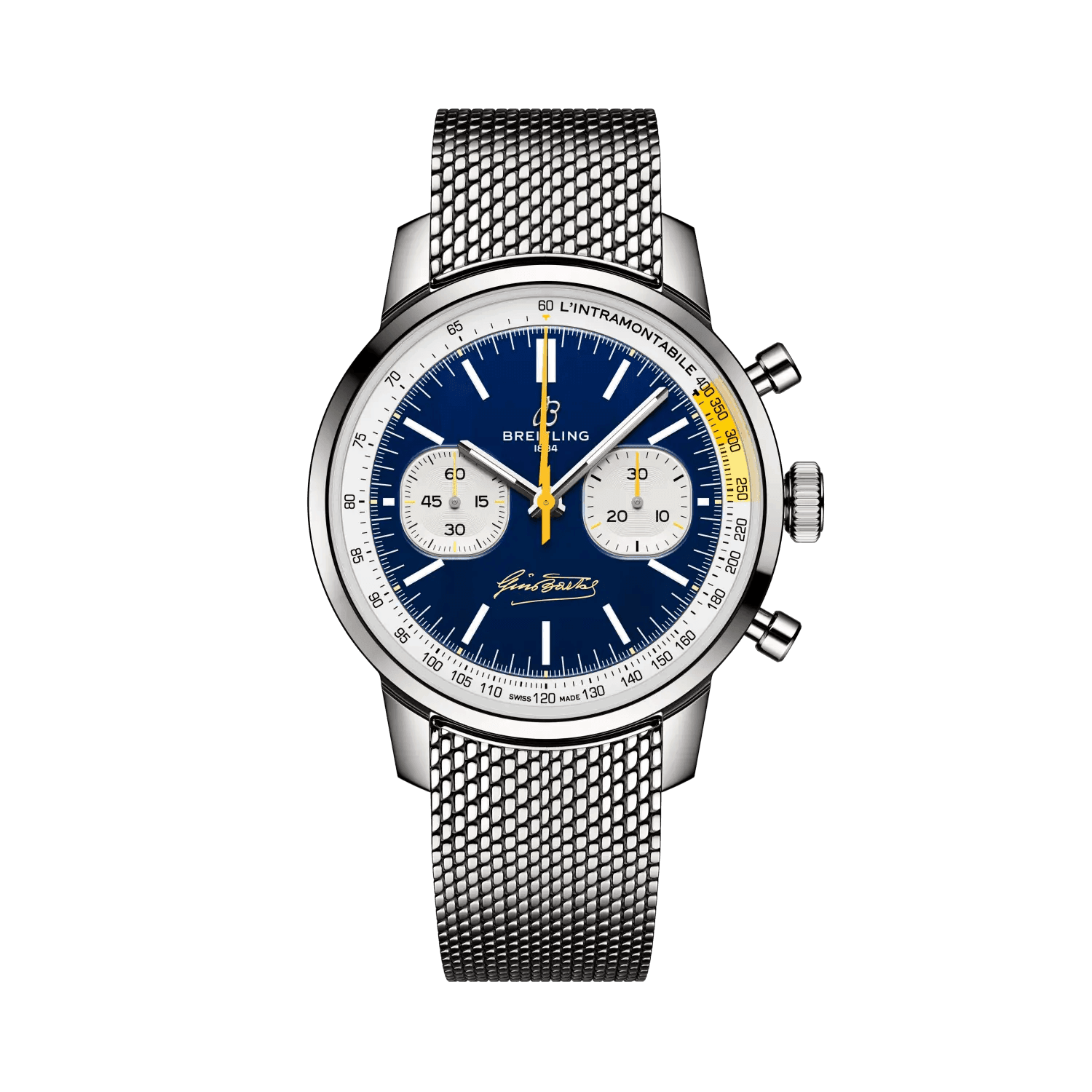 BREITLING Top Time B01 Gino Bartali, 41mm Stainless Steel, Blue dial - Classic Kaf