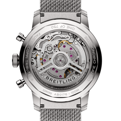 BREITLING Top Time B01 Fausto Coppi, 41mm Stainless Steel, White dial - Classic Kaf