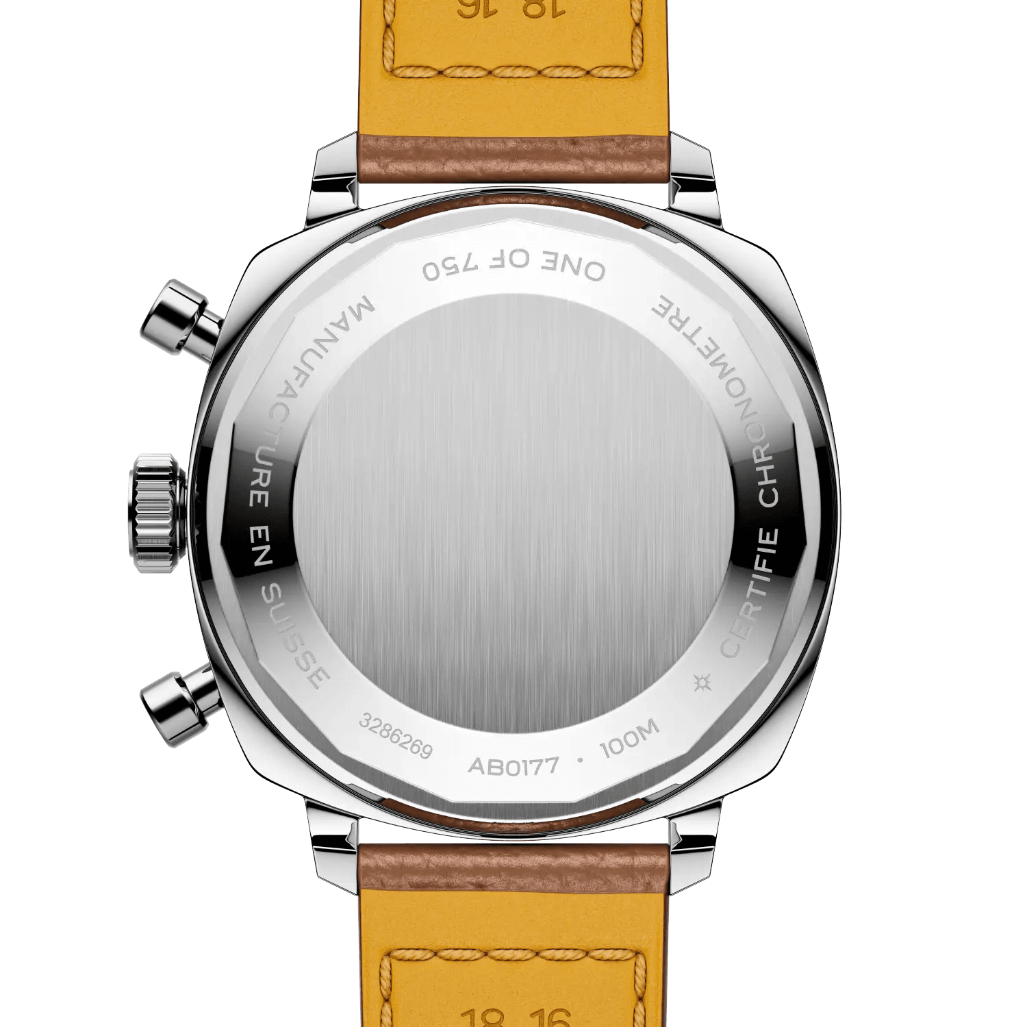 BREITLING Top Time B01 Racing, 38mm Stainless Steel case, Black dial, Leather strap - Classic Kaf