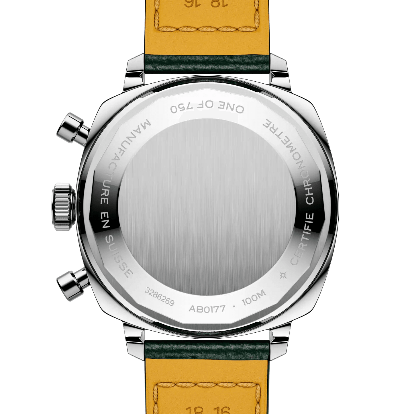 BREITLING Top Time B01 Racing, Green dial, Leather strap - Classic Kaf