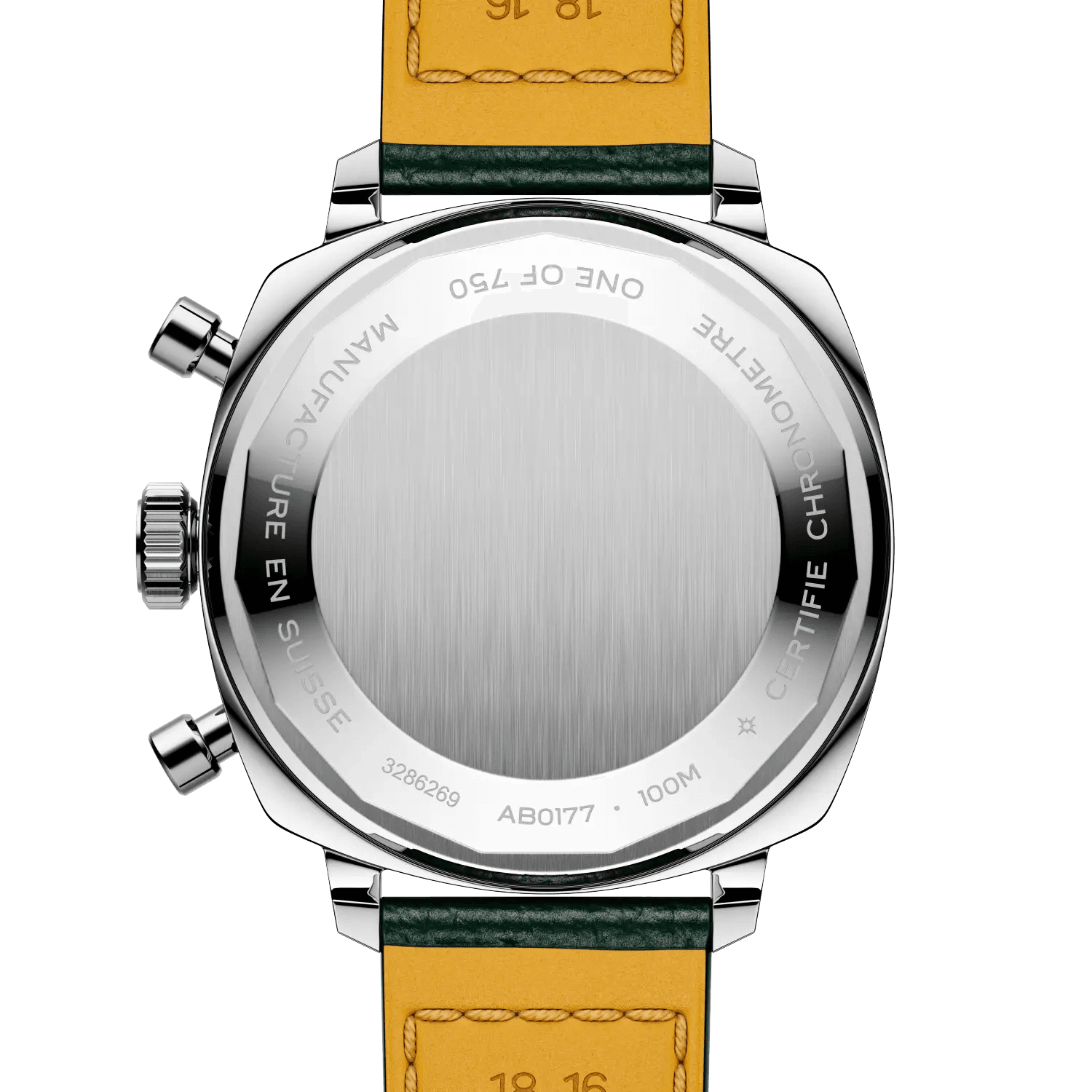 BREITLING Top Time B01 Racing, Green dial, Leather strap - Classic Kaf