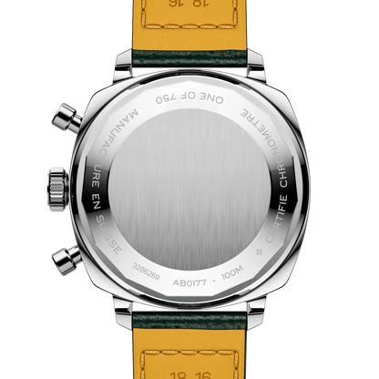 BREITLING Top Time B01 Racing, Green dial, Leather strap - Classic Kaf