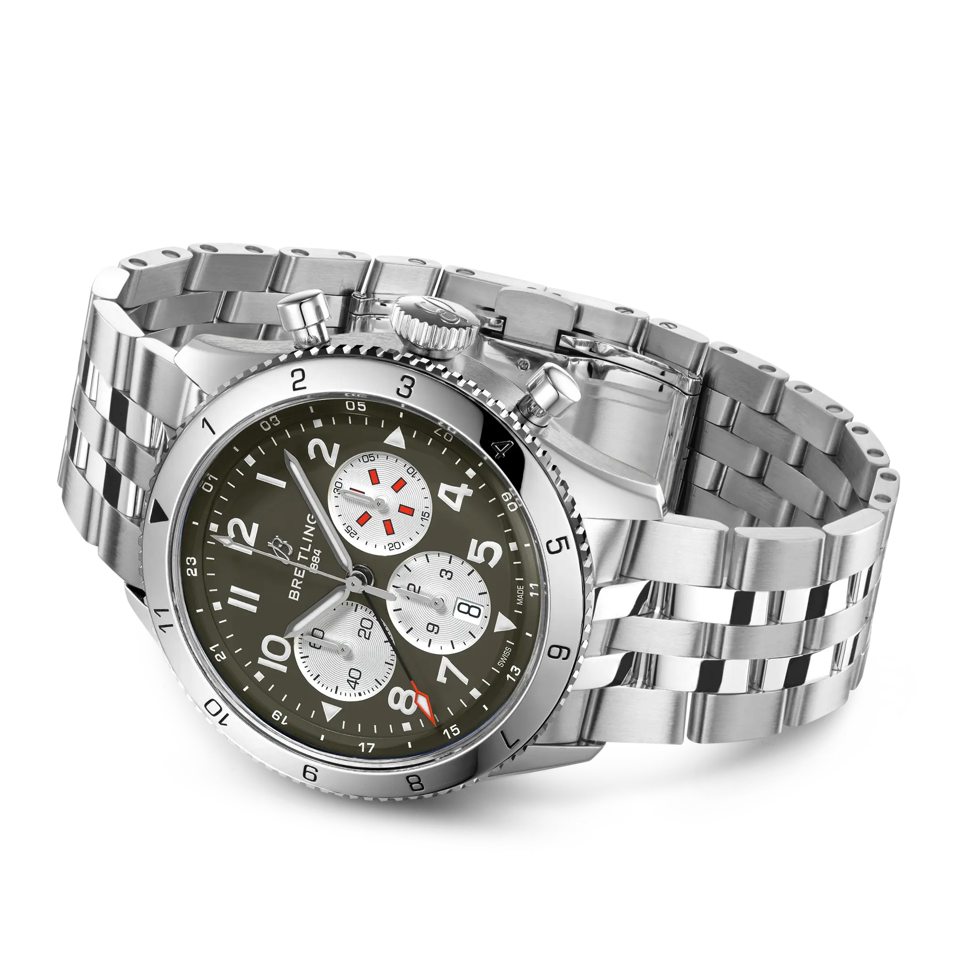 BREITLING Super AVI B04 Chronograph GMT 46 Curtiss Warhawk
AB04452A1L1A1