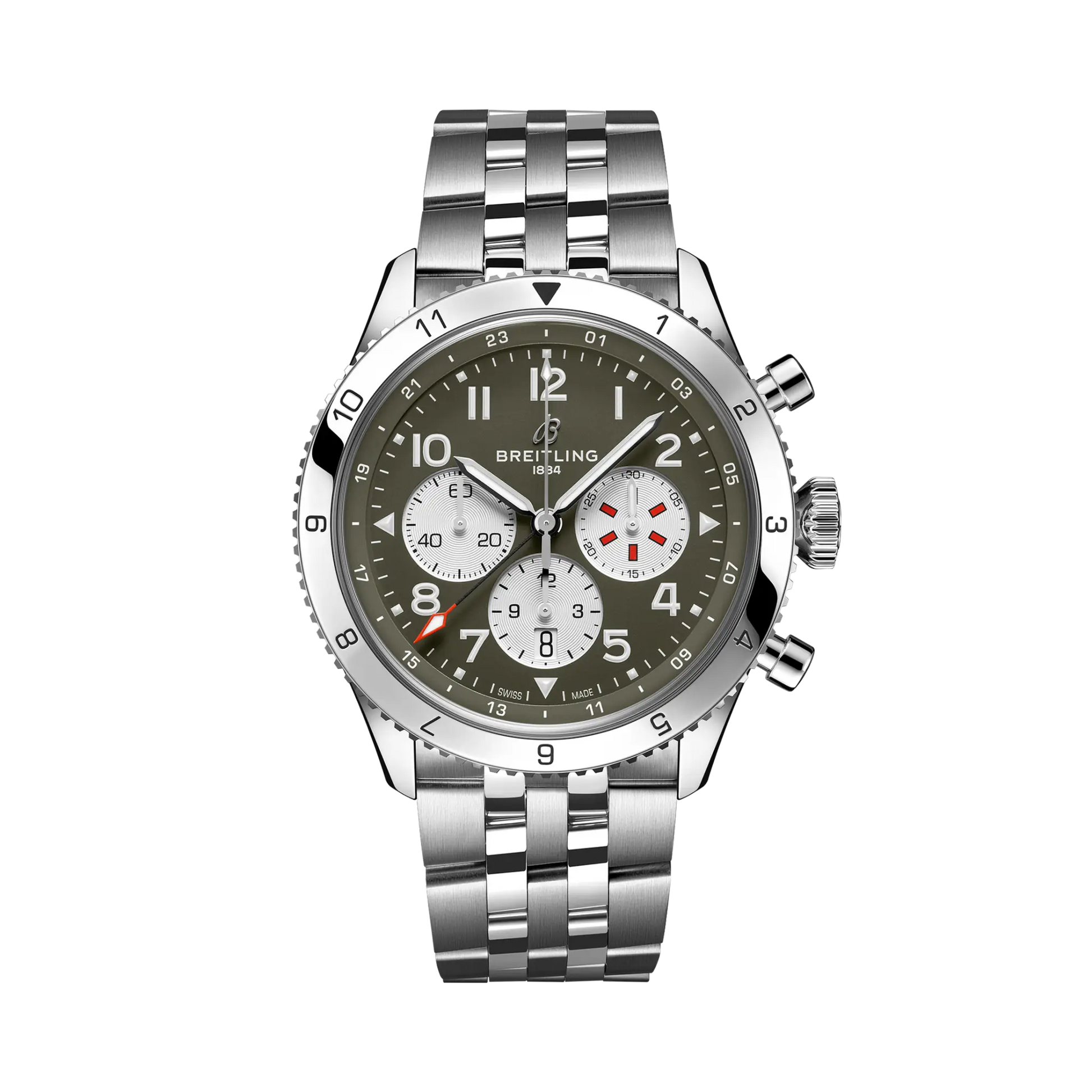 BREITLING Super AVI B04 Chronograph GMT 46 Curtiss Warhawk
AB04452A1L1A1