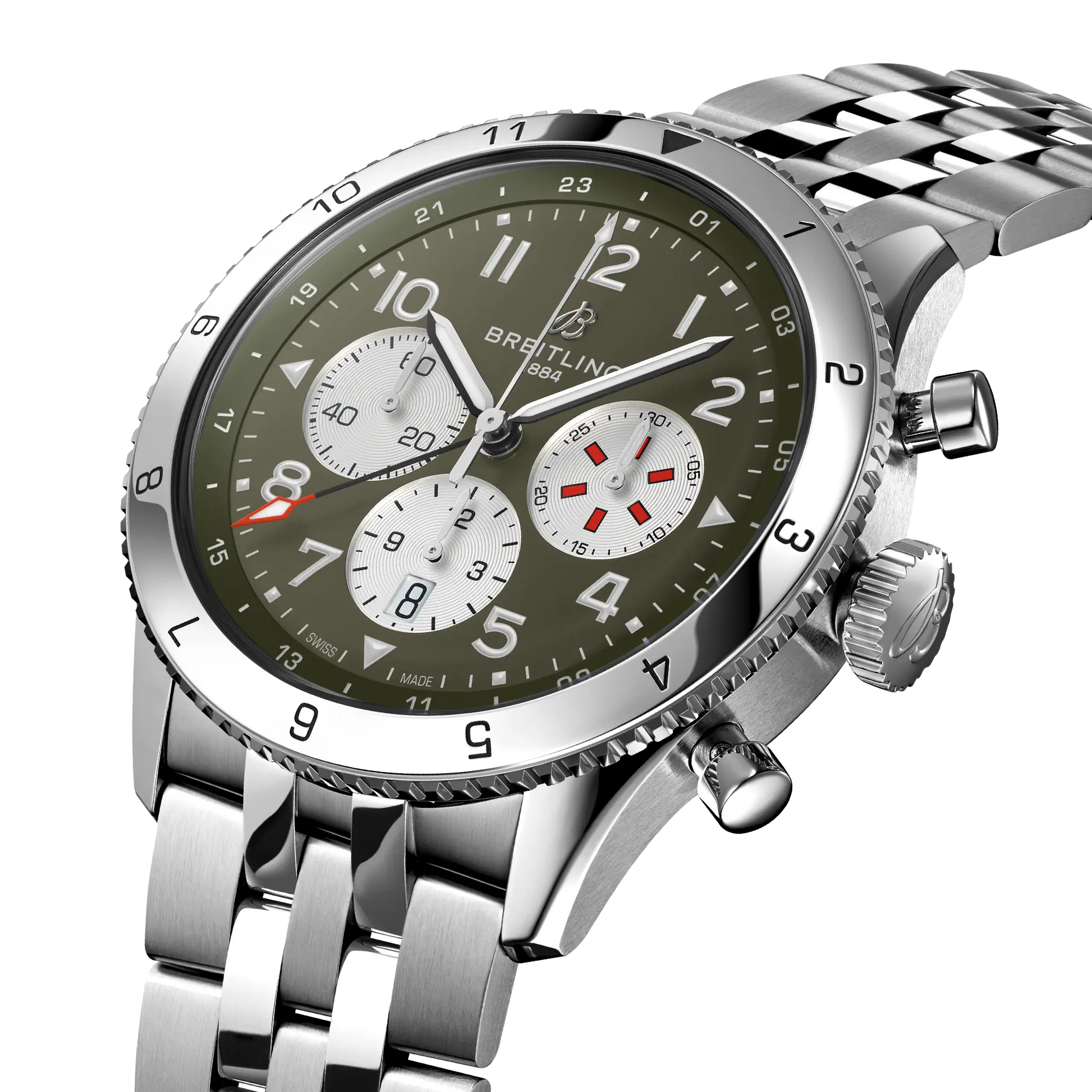 BREITLING Super AVI B04 Chronograph GMT 46 Curtiss Warhawk
AB04452A1L1A1