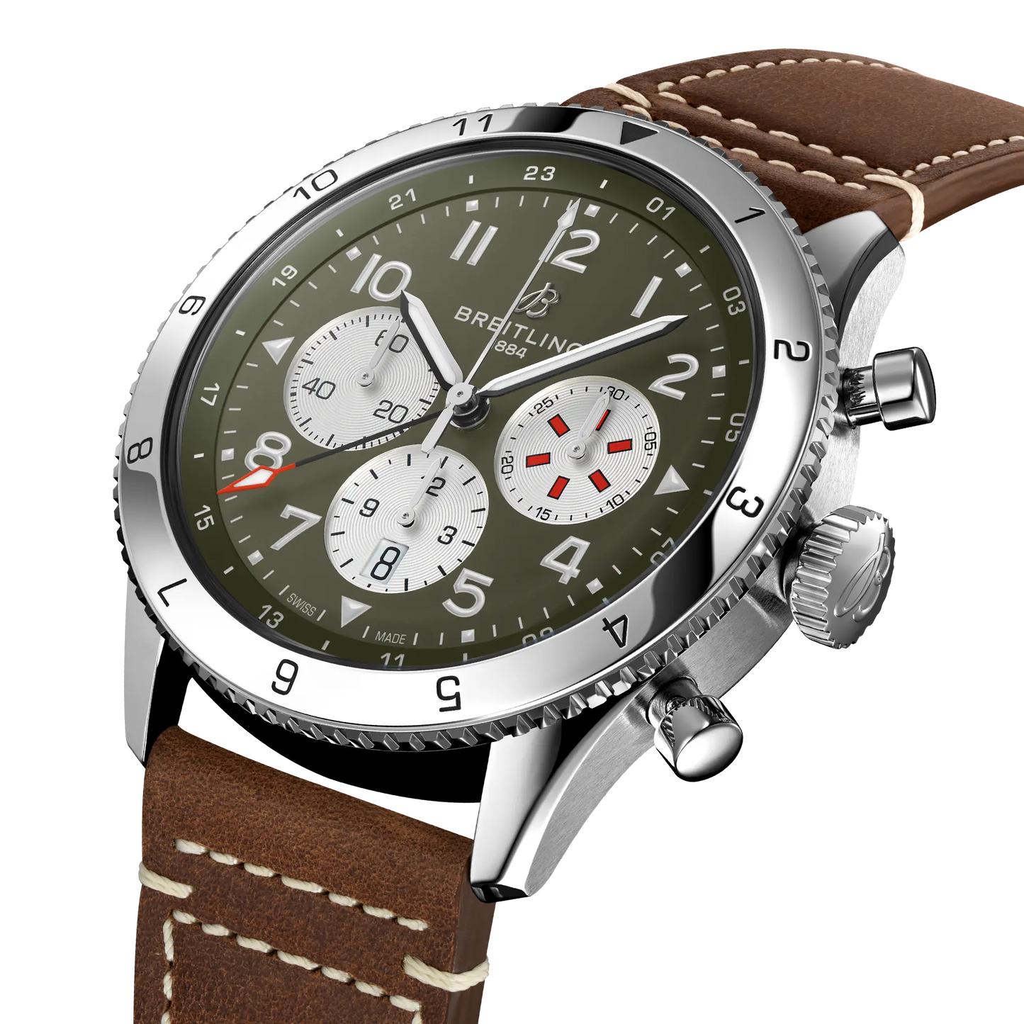 BREITLING Super AVI B04 Chronograph GMT 46 Curtiss Warhawk
AB04452A1L1X1