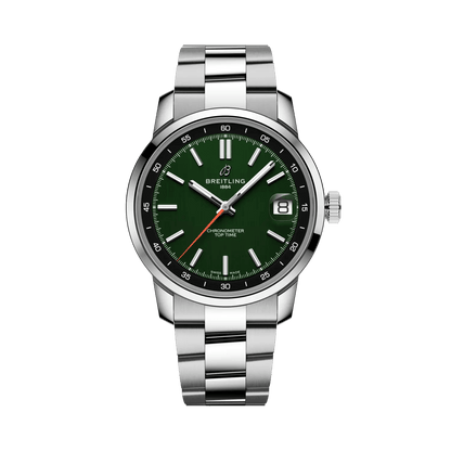BREITLING Top Time B31, Stainless Steel case & strap, Green dial