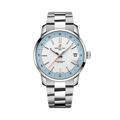 BREITLING Top Time B31, 38mm Stainless Steel, White dial - Classic Kaf