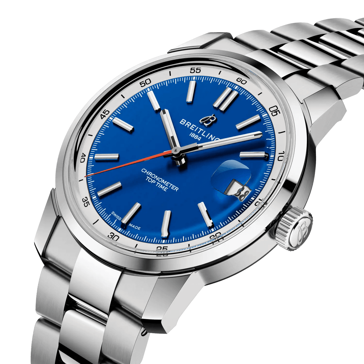 BREITLING Top Time B31, 38mm Stainless Steel, Blue dial - Classic Kaf