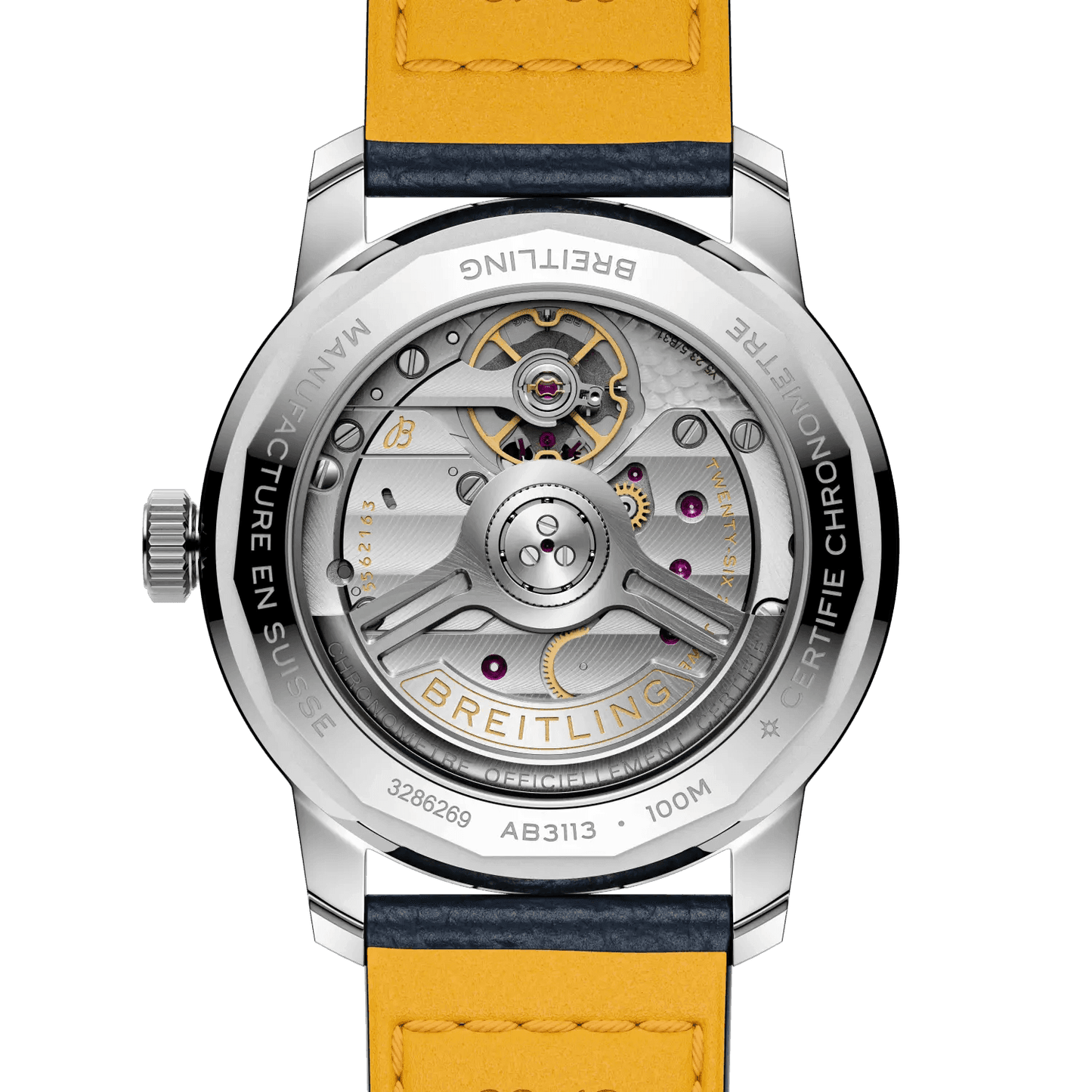 BREITLING Top Time B31, 38mm Stainless Steel case, Blue dial, Leather strap - Classic Kaf