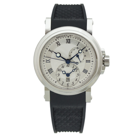 Breguet Marine GMT Silver Dial Men's Watch
5857ST 12 5ZU