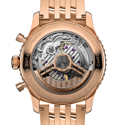 BREITLING Navitimer B01 Chronograph 43mm Red Gold, Black dial