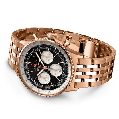 BREITLING Navitimer B01 Chronograph 43mm Red Gold, Black dial
