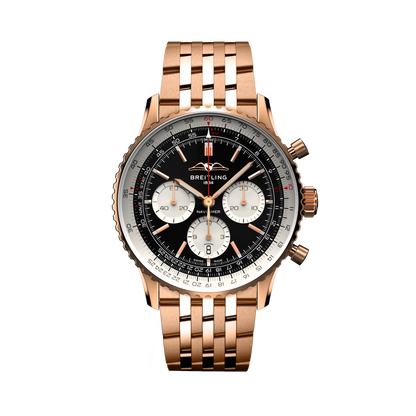 BREITLING Navitimer B01 Chronograph 43mm Red Gold, Black dial
