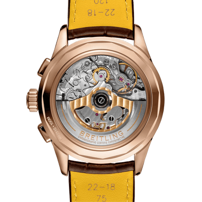 BREITLING Premier B25 Datora 42mm, Red Gold, Champagne dial - Classic Kaf